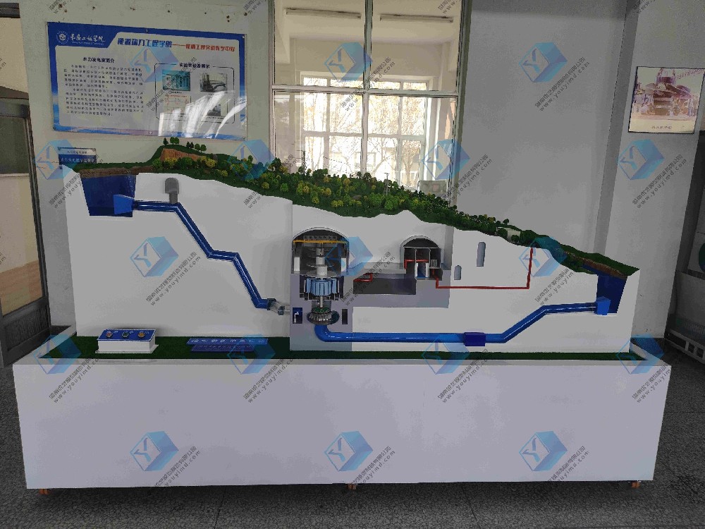 抽水蓄能水電站仿真模型 抽水蓄能水電站仿真模型