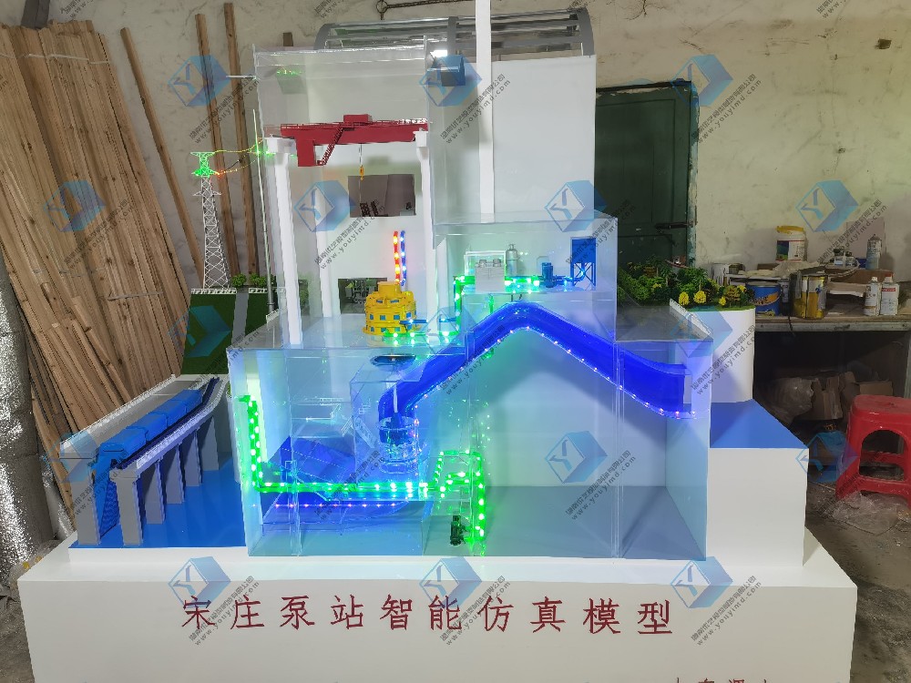 大型泵站仿真模型 大型泵站仿真模型