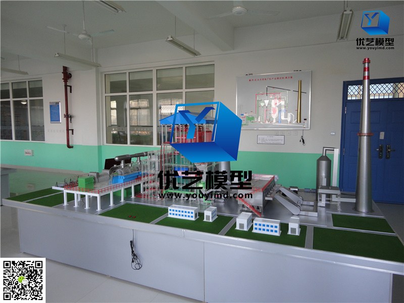 1000MW火力發(fā)電廠整體模型 1000MW火力發(fā)電廠整體模型